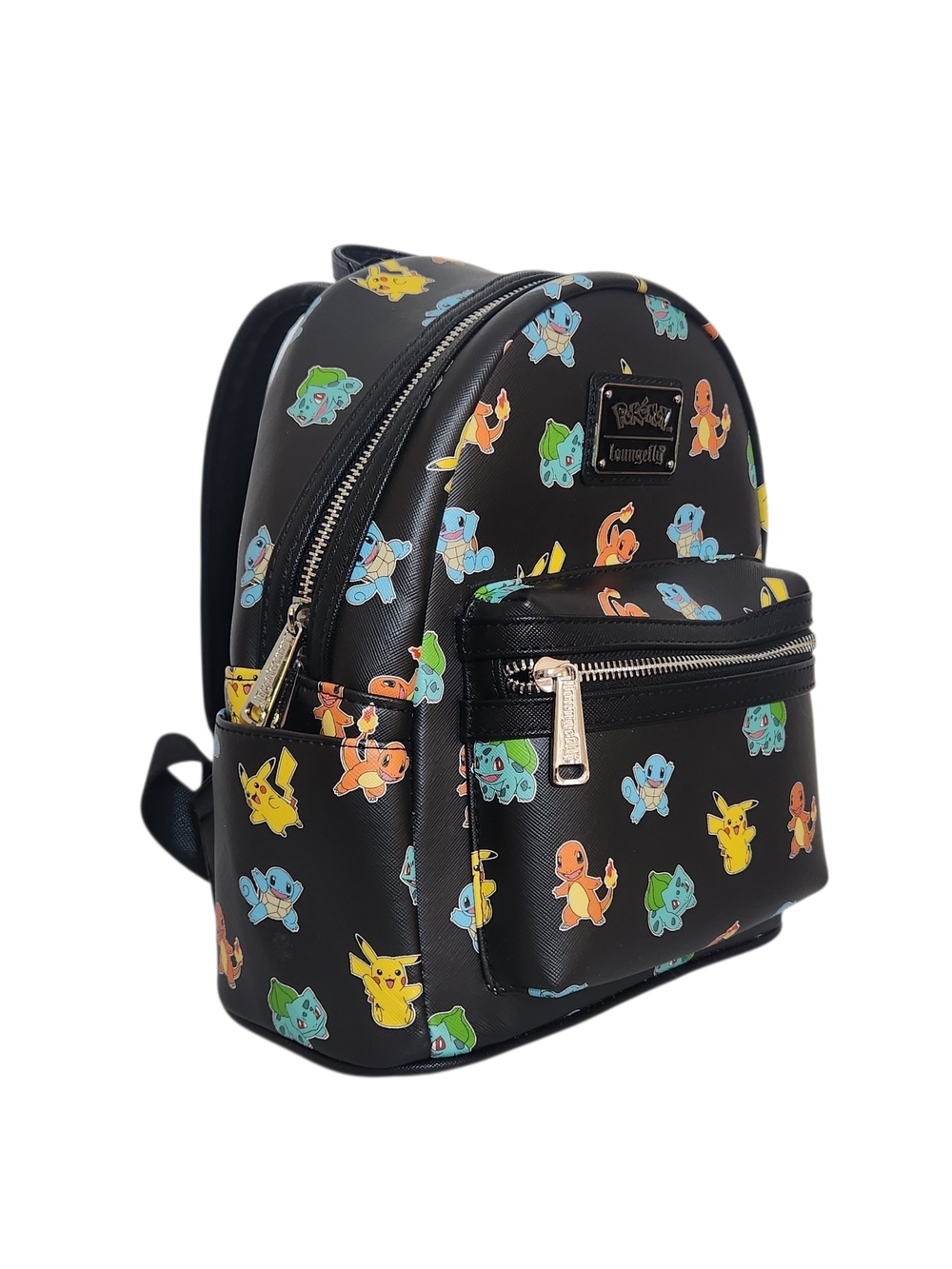Loungefly Black Pokémon Print Mini Backpack